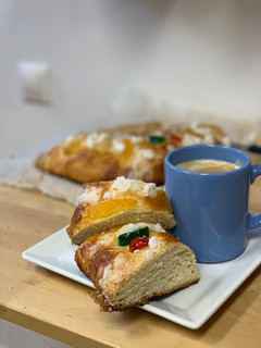 Una foto de Roscón de Reyes Thermomix ¡con masa madre y facilísimo!