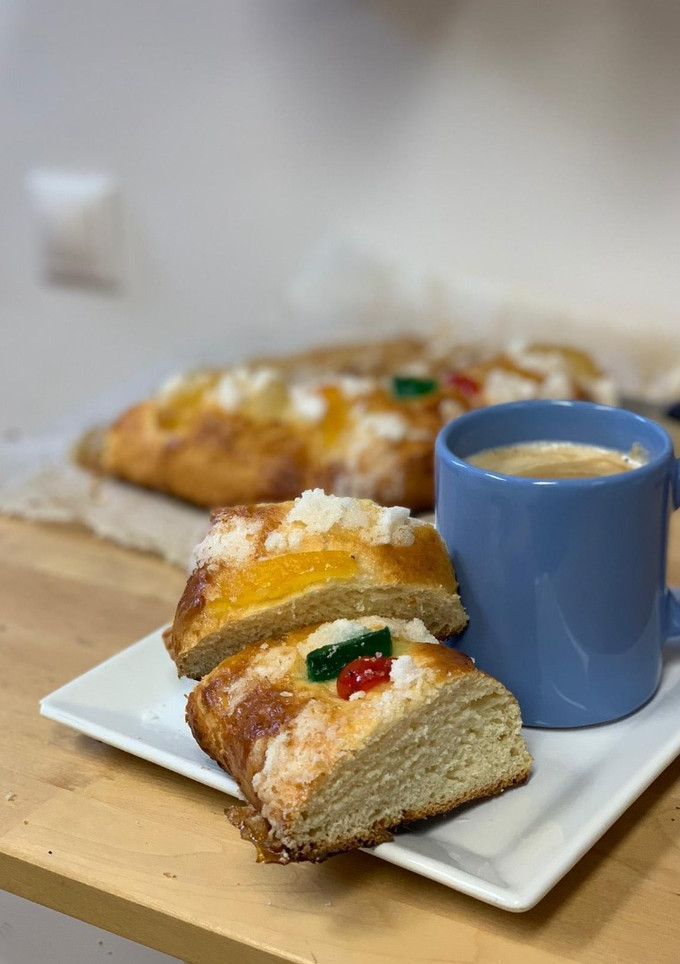 Una foto de Roscón de Reyes Thermomix ¡con masa madre y facilísimo!