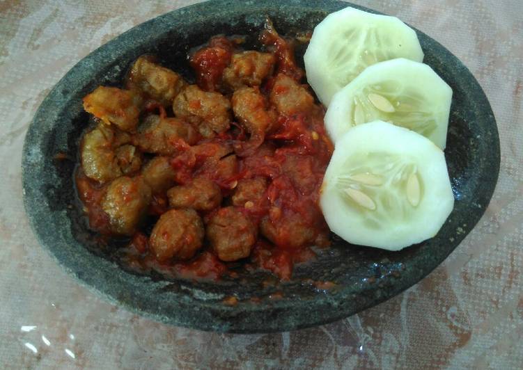 Pentol penyet