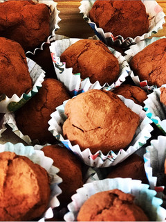 Una foto de Trufas de chocolate sin azúcar y sin lactosa