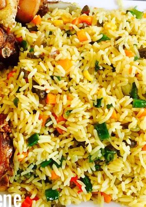 A picture of Liver Fried rice.