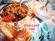 Gambar lentil hijau