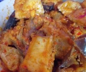 Resep Mudah Sambel terong tahu simpel Ala Warung Resep Mudah Sambel terong tahu simpel Ala Warung
