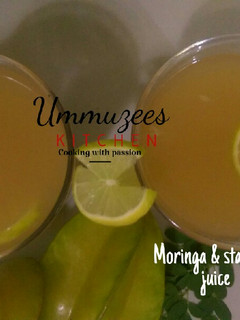 A picture of Moringa And Starfruit Juice.