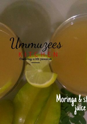 A picture of Moringa And Starfruit Juice.
