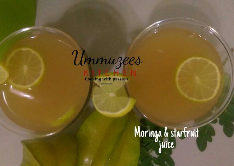 Moringa And Starfruit Juice