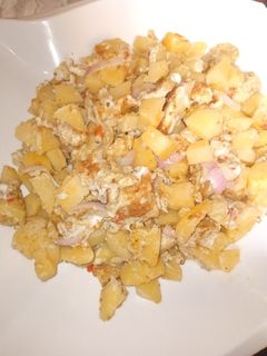 Dankali da kwai ainihin hoton girkin
