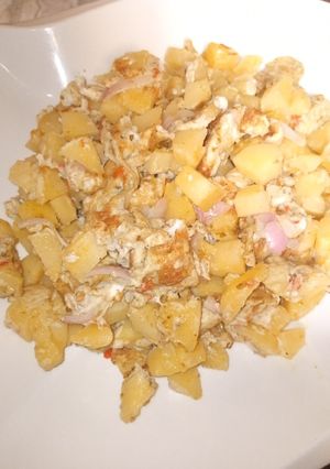 Dankali da kwai ainihin hoton girkin