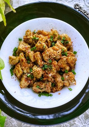 ড্রাই গার্লিক বাটার চিকেন(Dry Garlic Butter Chicken recipe in Bengali) রেসিপির প্রধান ছবি