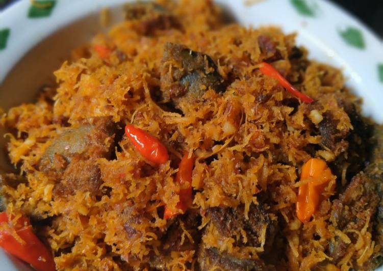 Resep: Serundeng Babat simpel