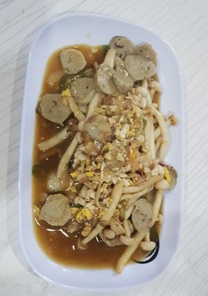 Foto resep White crab mushroom saos tiram