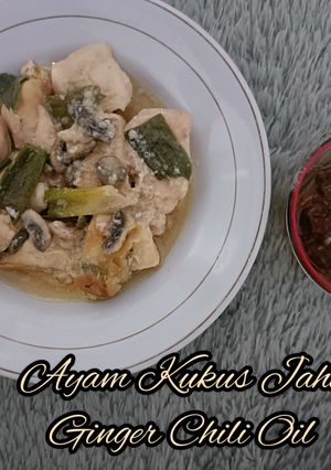 Foto resep 148. Ayam Kukus Jahe + Ginger Chili Oil