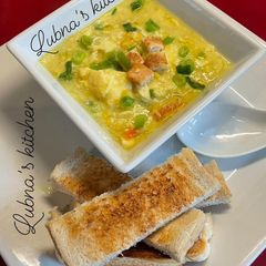 A picture of Homemade Egg Drop Soup:.