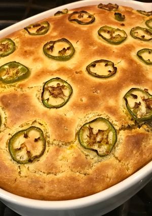 A picture of Tacofiesta Leftovers Cornbread Tamale Pie Type Thingy.