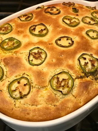 Easy Way Make Tacofiesta Leftovers Cornbread Tamale Pie Type Thingy the So Delicious Really delicious