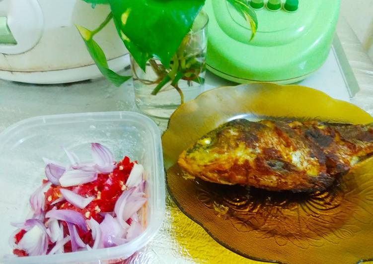 Ikan mas bakar teflon �?�