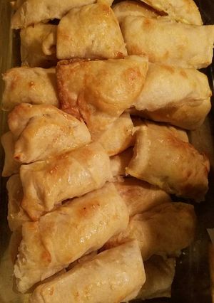 A picture of Potato knishes.