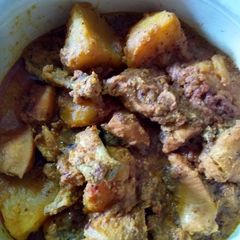 A picture of Sorse murgi(mustard chicken).