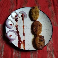 A picture of Leftover rice cutlet.
