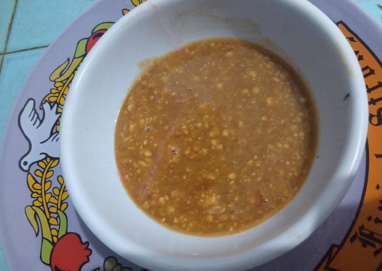 Bumbu rubah (rujak buah)