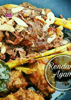 Foto resep Ayam Bumbu Rendang