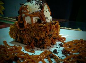 Una foto de Granola al pan en microondas!