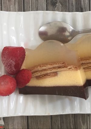 Foto resep Puding Marie Regal 3 Lapis
