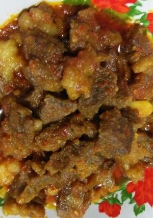 Foto resep Daging sapi bumbu rempah