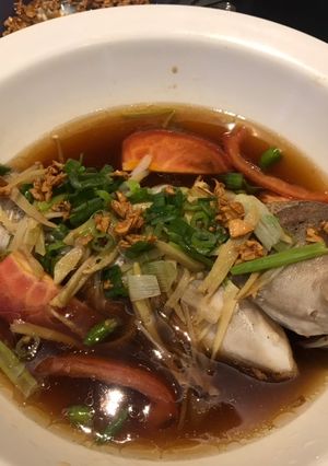 Foto resep Ikan kerapu stream ala hongkong