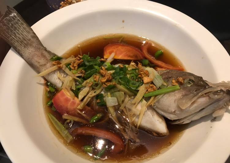 Resep Unik Ikan kerapu stream ala hongkong Ala Warung