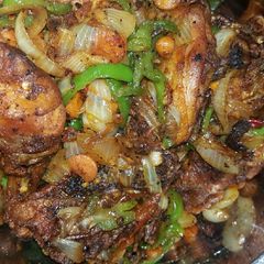 A picture of Peppered chicken.