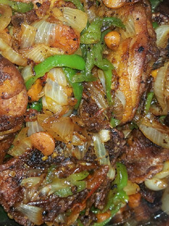 A picture of Peppered chicken.