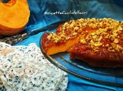 Una foto di torta zucca e cannella