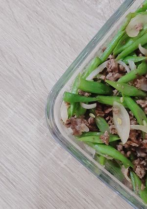 Foto resep Tumis buncis daging cincang (No MSG)