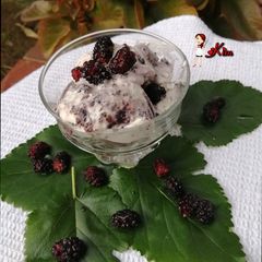 Mulberry Ice-cream A picture of Mulberry Ice-cream.