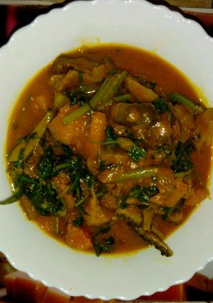 A picture of Summer veg curry.