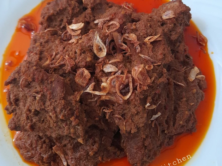 Langkah Gampang Menyiapkan Resep Rendang daging sapi yang Sempurna Anti Ribet, Uenak Banget
