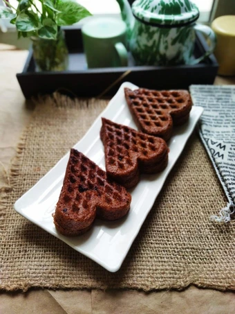 Langkah Gampang Membuat Resep  Waffel Coklat Gluten Free yang Menggugah Selera, Enak