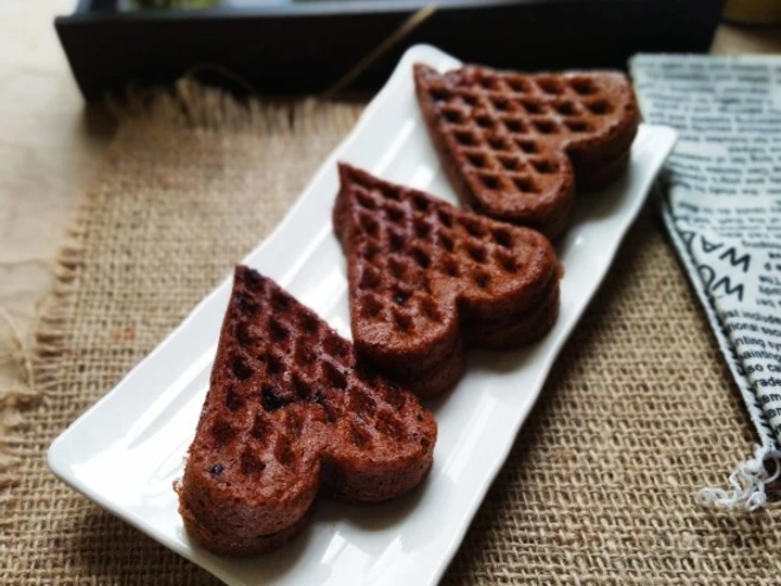 Langkah Gampang Membuat Resep  Waffel Coklat Gluten Free yang Menggugah Selera, Enak