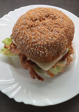 Pulled Pork szendvics recept fotója