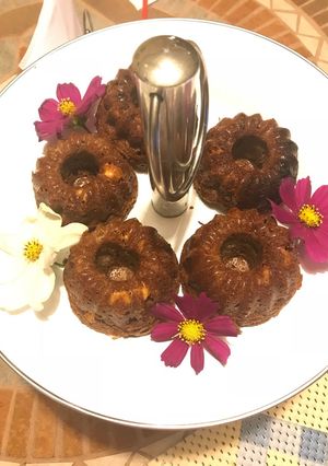 Una foto de Muffins de chocolate y bananas