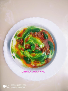 बथुआ का रायता(Bathua ka raita recipe in Hindi) रेसिपी मुख्य फोटो