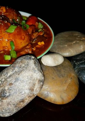 A picture of Mike's Stone Soup.