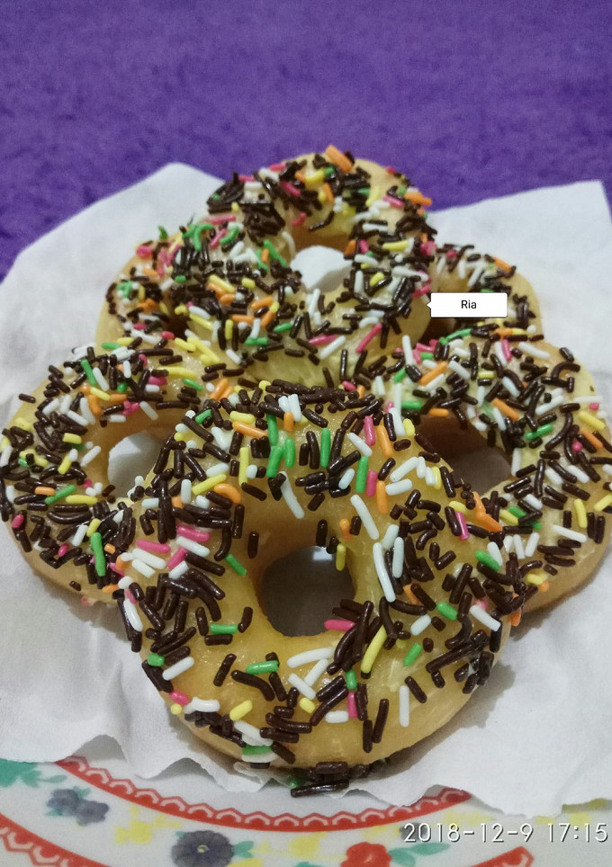 Foto resep Resep Donat Lembut Tanpa Kentang
