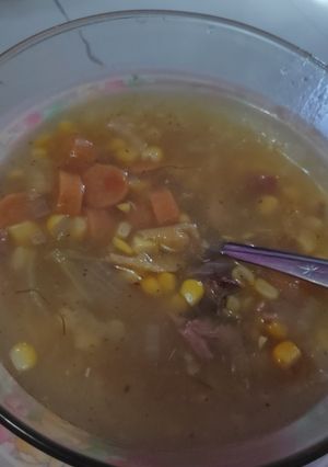 Foto resep Soup/sup/sop jagung or corn soup