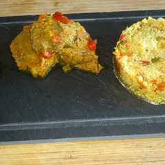 Una foto de Morcillo estofado con cuscus