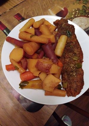 A picture of Quick & Easy Rainbow Pork Pot Roast.
