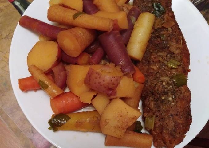 Quick & Easy Rainbow Pork Pot Roast