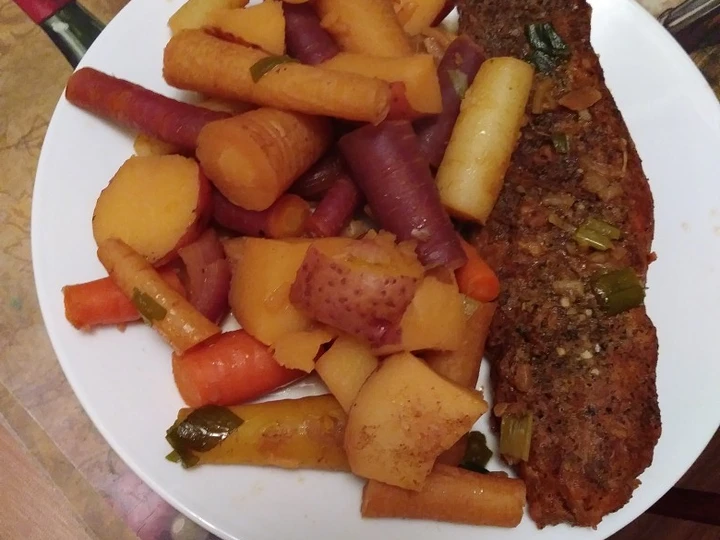 Easy Steps to Make Quick & Easy Rainbow Pork Pot Roast the So Delicious So Delicious