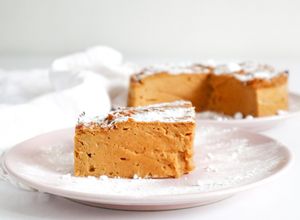 Une photo de Le potilmond (gâteau potiron amande)